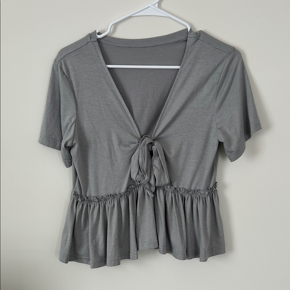 Tie-Front Top